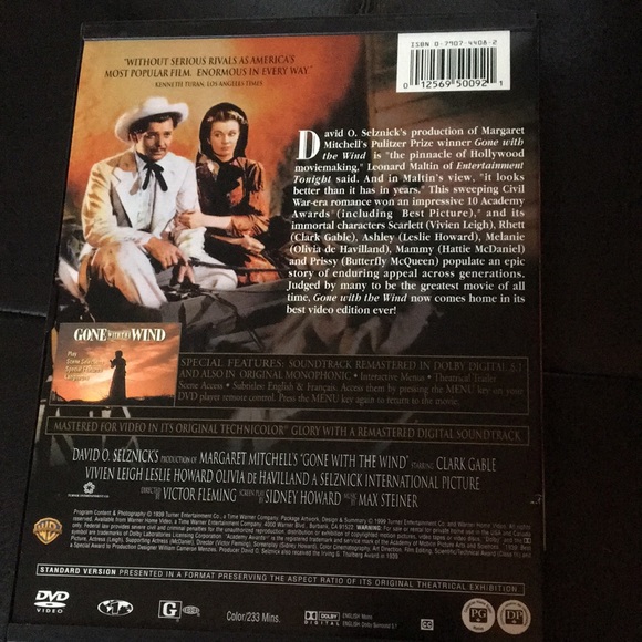 🎥DVD Gone With The Wind - Picture 2 of 4
